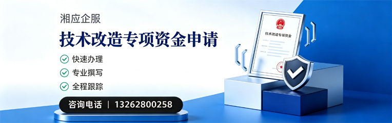 中山技术改造专项资金申报服务