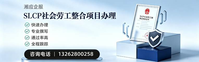 中山SLCP社会劳工整合项目申报服务