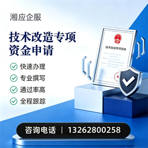 中山技术改造专项资金申报服务